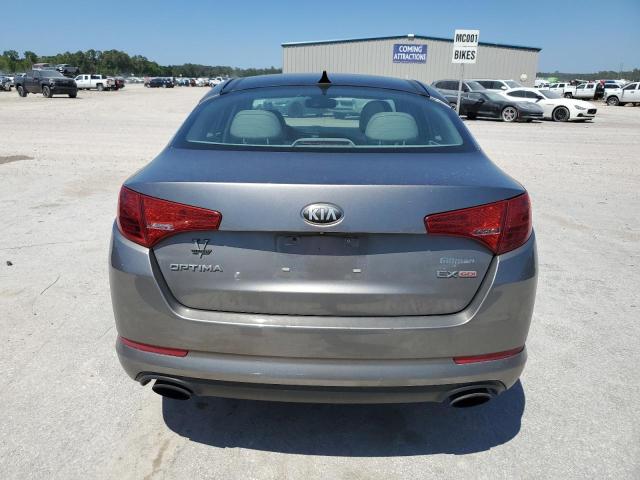 5XXGN4A79DG238565 - 2013 KIA OPTIMA EX GRAY photo 6