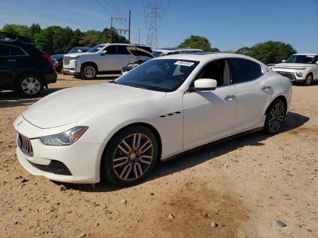 ZAM57XSA1F1162167 - 2015 MASERATI GHIBLI WHITE photo 1