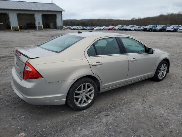 3FAHP0JG6AR414126 - 2010 FORD FUSION SEL BEIGE photo 3