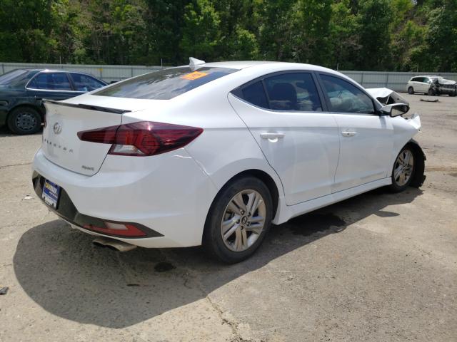 KMHD04LB5KU842927 - 2019 HYUNDAI ELANTRA SPORT WHITE photo 4