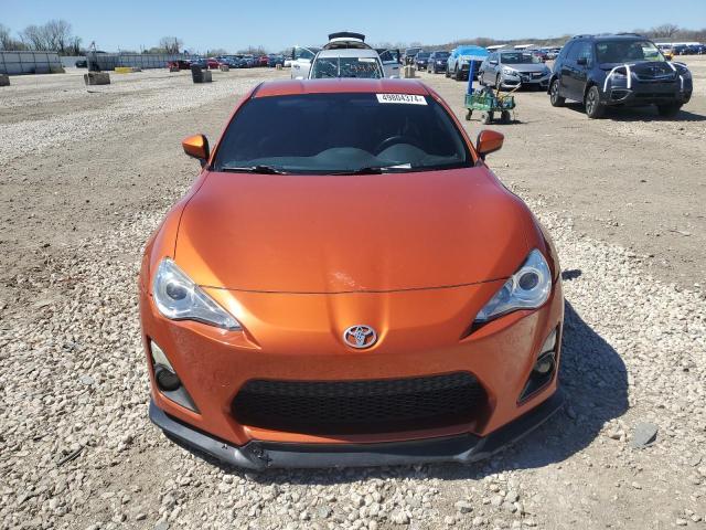 JF1ZNAA10D1712763 - 2013 TOYOTA SCION FR-S 橙色 照片 5