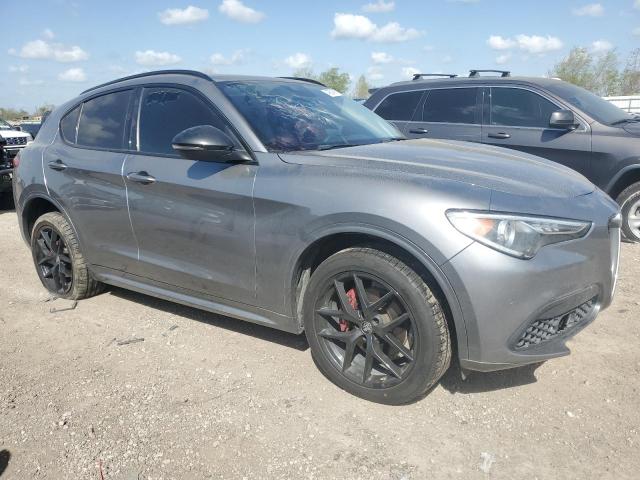 ZASPAKBN5M7D20449 - 2021 ALFA ROMEO STELVIO TI GRAY photo 4