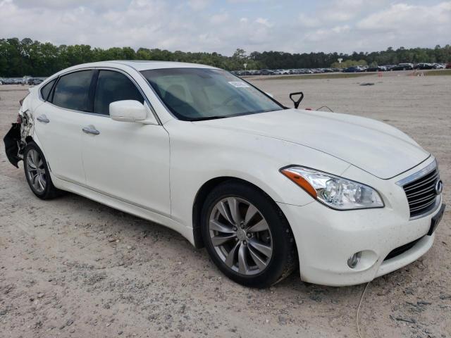 JN1BY1AP2DM510399 - 2013 INFINITI M37 WHITE photo 4