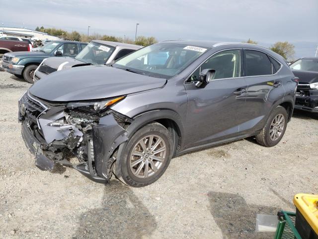 JTJYARBZ5J2109346 - 2018 LEXUS NX 300 BASE ნაცრისფერი ფოტო 1