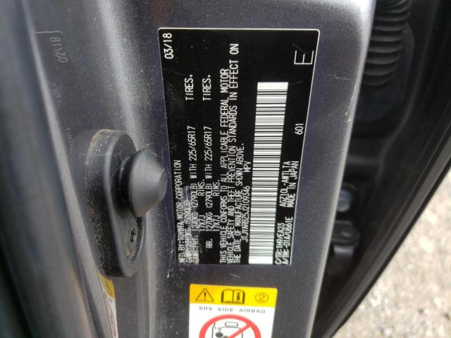 JTJYARBZ5J2109346 - 2018 LEXUS NX 300 BASE ნაცრისფერი ფოტო 13