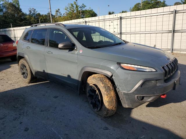 1C4PJMBSXFW728769 - 2015 JEEP CHEROKEE TRAILHAWK 灰色 照片 4