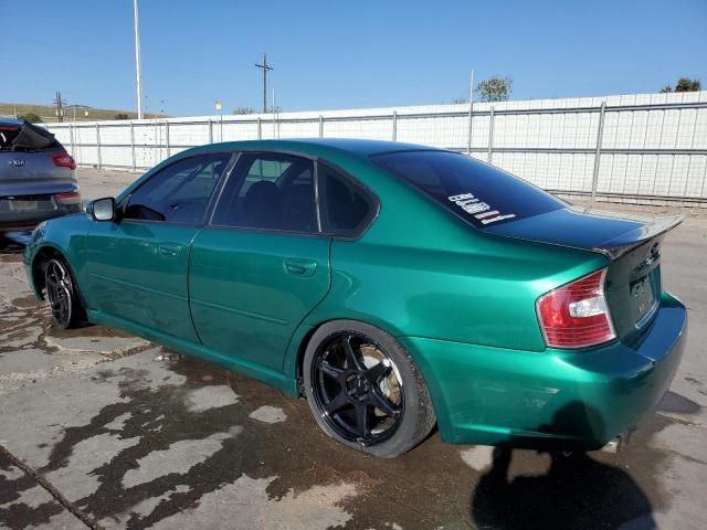 4S3BL686156205858 - 2005 SUBARU LEGACY GT GREEN photo 2