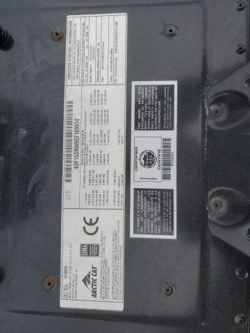 4UF16SNW9GT109974 - 2016 ARCTIC CAT SNOWMOBILE BLACK photo 10