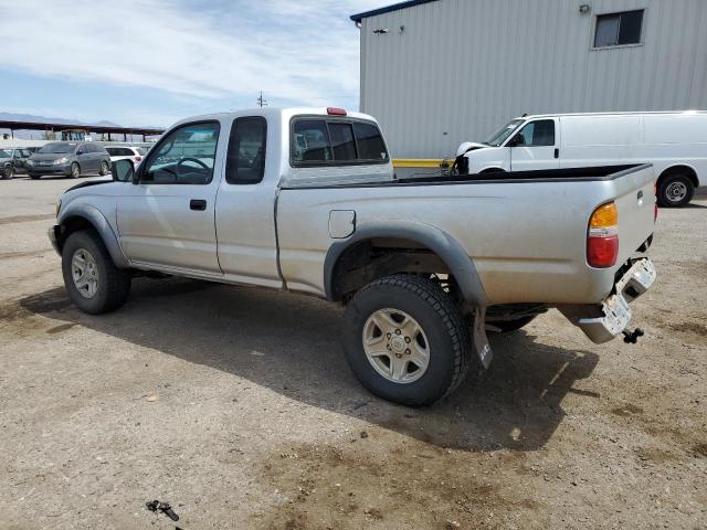 5TEWN72N64Z317171 - 2004 TOYOTA TACOMA XTRACAB SILVER photo 2