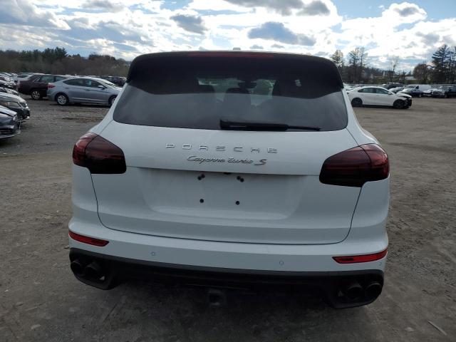 WP1AC2A27GLA88107 - 2016 PORSCHE CAYENNE TURBO WHITE photo 6