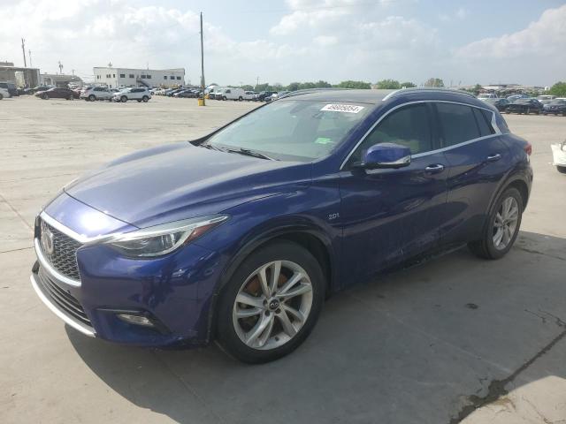 SJKCH5CP0KA010713 - 2019 INFINITI QX30 BASE PURE BLUE photo 1