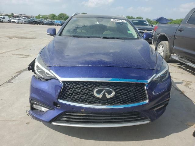 SJKCH5CP0KA010713 - 2019 INFINITI QX30 BASE PURE BLUE photo 5