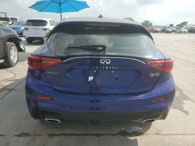 SJKCH5CP0KA010713 - 2019 INFINITI QX30 BASE PURE BLUE photo 6