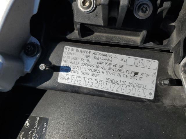 WB10338057ZM30610 - 2007 BMW R1200 ST BLACK photo 8