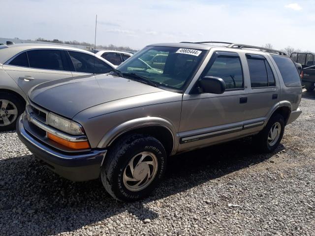 1GNDT13W012181760 - 2001 CHEVROLET BLAZER TAN photo 1