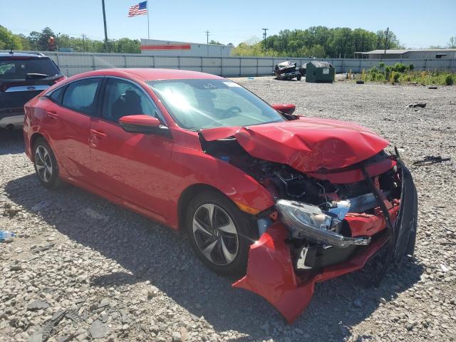 2HGFC2F6XLH554530 - 2020 HONDA CIVIC LX RED photo 4