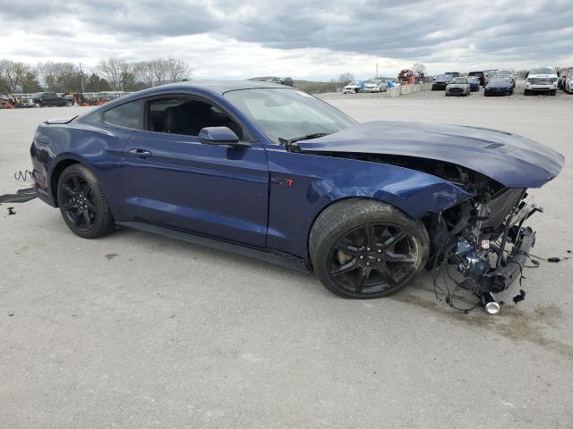 1FA6P8TH5L5183527 - 2020 FORD MUSTANG BLUE photo 4