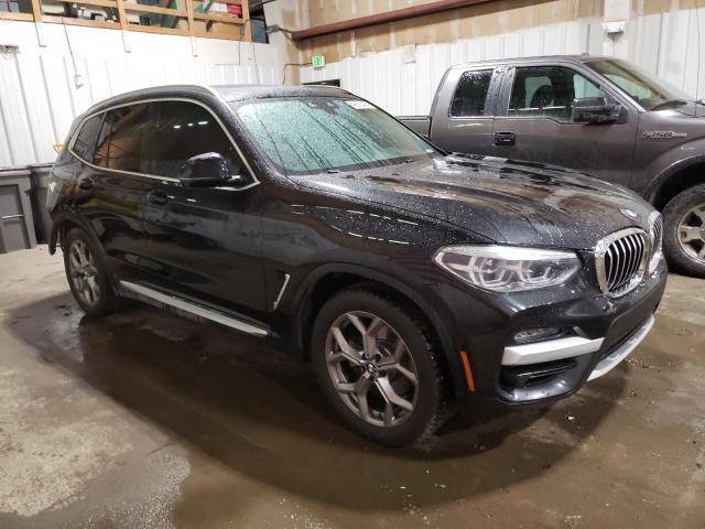 5UXTY5C00M9E63743 - 2021 BMW X3 XDRIVE30I BLACK photo 4