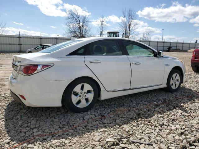 KMHEC4A43CA046728 - 2012 HYUNDAI SONATA HYBRID WHITE photo 3