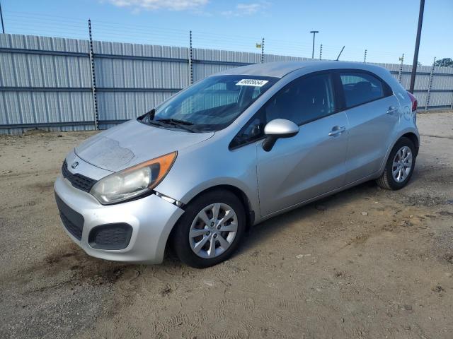 KNADM5A32D6307665 - 2013 KIA RIO LX SILVER photo 1