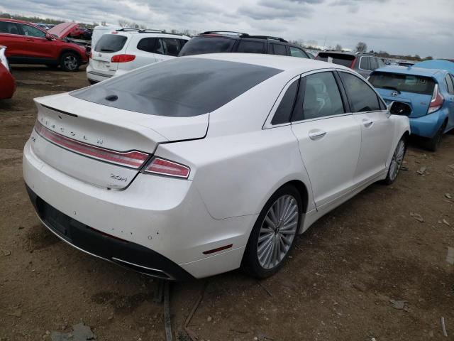 3LN6L5MU5HR639655 - 2017 LINCOLN MKZ HYBRID RESERVE WHITE photo 3