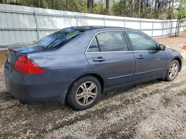 1HGCM56807A108684 - 2007 HONDA ACCORD EX BLUE photo 3