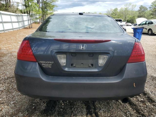 1HGCM56807A108684 - 2007 HONDA ACCORD EX BLUE photo 6