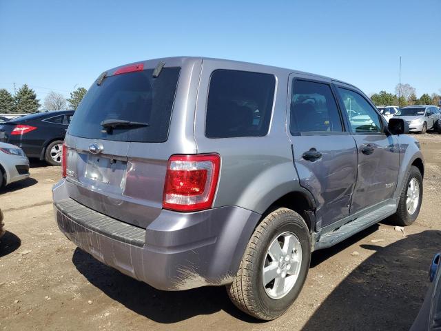 1FMCU02Z98KA25309 - 2008 FORD ESCAPE XLS GRAY photo 3