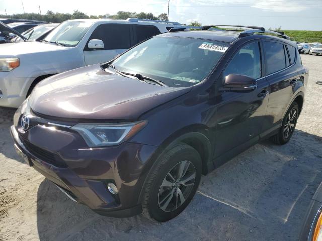 2T3RFREV5GW462087 - 2016 TOYOTA RAV4 XLE BURGUNDY photo 1