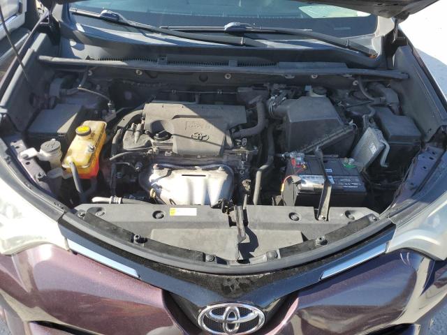 2T3RFREV5GW462087 - 2016 TOYOTA RAV4 XLE BURGUNDY photo 12
