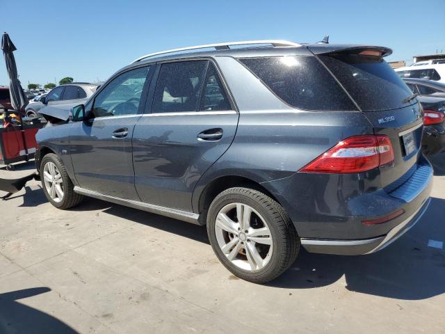 4JGDA5HB4CA040092 - 2012 MERCEDES-BENZ ML 350 4MATIC GRAY photo 2