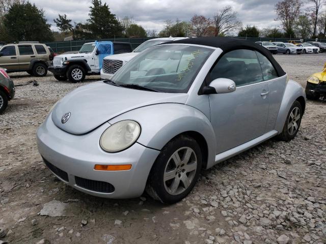 3VWRF31Y26M300363 - 2006 VOLKSWAGEN NEW BEETLE CONVERTIBLE OPTION PACKAGE 1 SILVER photo 1