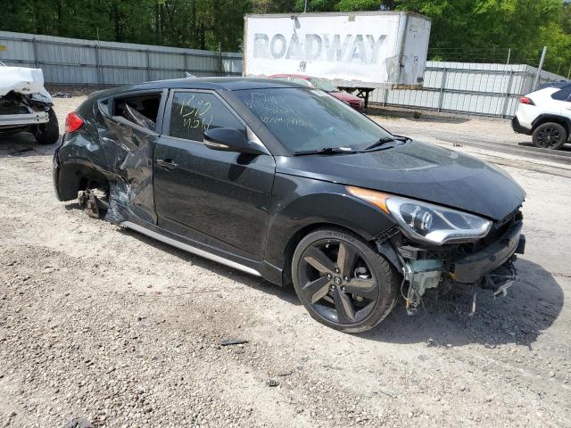 KMHTC6AE3EU199011 - 2014 HYUNDAI VELOSTER TURBO BLACK photo 4