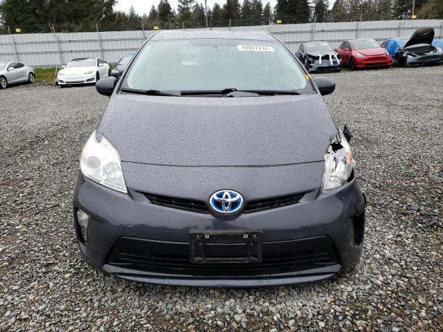 JTDKN3DU6F1928598 - 2015 TOYOTA PRIUS CHARCOAL photo 5