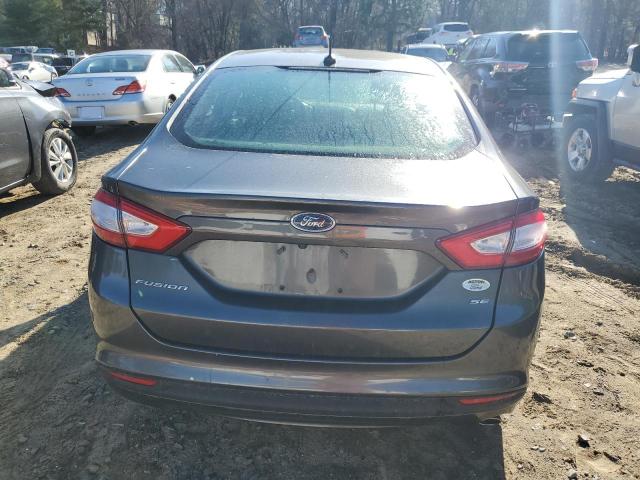 3FA6P0H79GR361668 - 2016 FORD FUSION SE GRAY photo 6