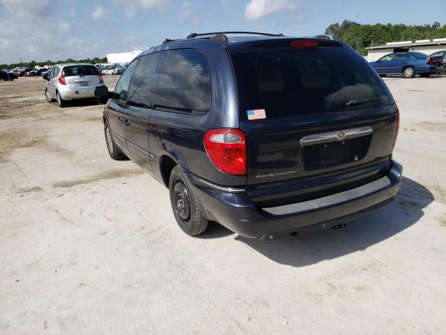 2A4GP64L27R185065 - 2007 CHRYSLER TOWN & COU LIMITED BLUE photo 2