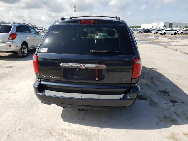 2A4GP64L27R185065 - 2007 CHRYSLER TOWN & COU LIMITED BLUE photo 6