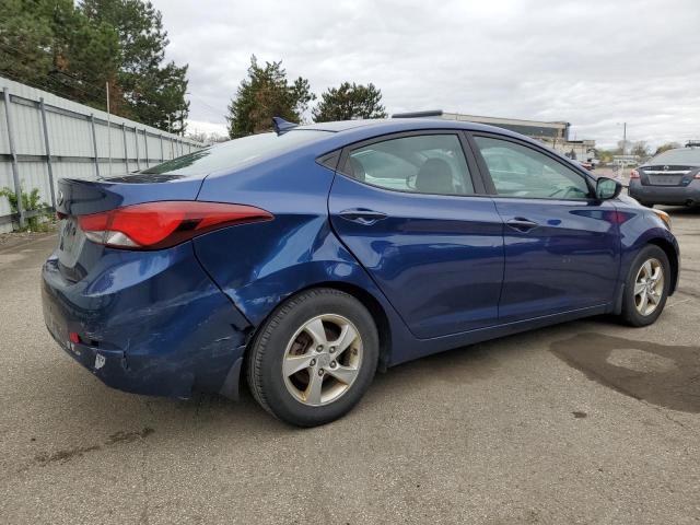 5NPDH4AE8FH611370 - 2015 HYUNDAI ELANTRA SE BLUE photo 3