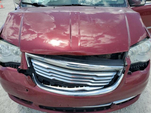 2A4RR8DG8BR728199 - 2011 CHRYSLER TOWN & COU TOURING L BURGUNDY photo 12