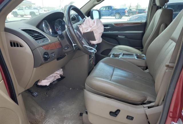 2A4RR8DG8BR728199 - 2011 CHRYSLER TOWN & COU TOURING L BURGUNDY photo 7