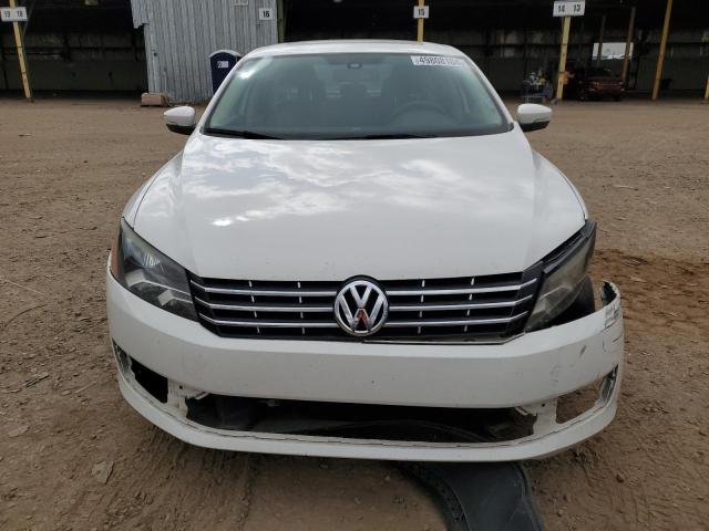 1VWBN7A38EC078234 - 2014 VOLKSWAGEN PASSAT SE WHITE photo 5