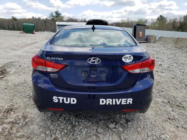 5NPDH4AE0CH135482 - 2012 HYUNDAI ELANTRA GLS PURPLE photo 6