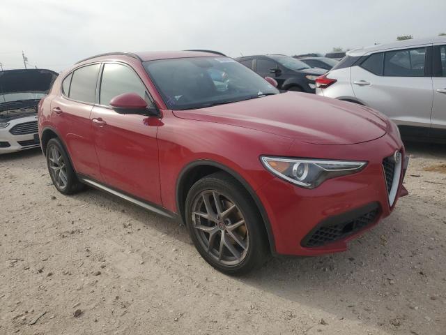 ZASPAKBN3K7C43268 - 2019 ALFA ROMEO STELVIO TI Կարմիր լուսանկար 4