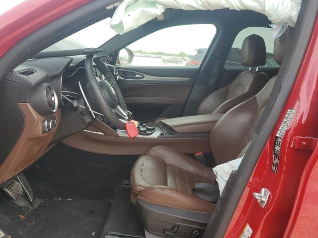 ZASPAKBN3K7C43268 - 2019 ALFA ROMEO STELVIO TI Կարմիր լուսանկար 7
