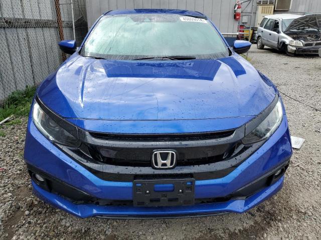 2HGFC2F84MH517847 - 2021 HONDA CIVIC SPORT BLUE photo 5