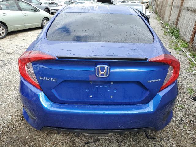 2HGFC2F84MH517847 - 2021 HONDA CIVIC SPORT BLUE photo 6