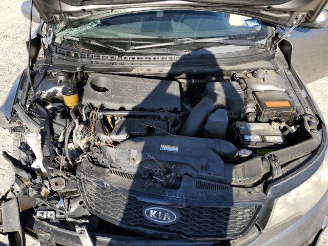 KNAFW6A36B5330300 - 2011 KIA FORTE SX GRAY photo 11