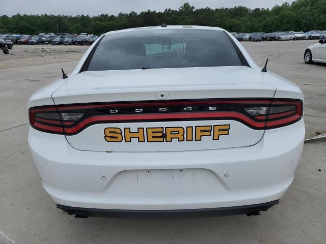 2C3CDXAT8MH523100 - 2021 DODGE CHARGER POLICE WHITE photo 6