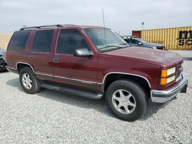 1GKEK13R1XJ761631 - 1999 GMC YUKON BURGUNDY photo 4