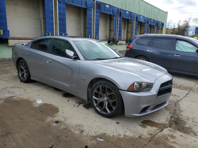 2C3CDXCT0EH105452 - 2014 DODGE CHARGER R/T SILVER photo 4